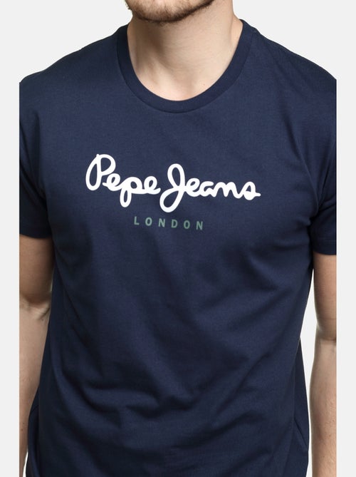 Pepe Jeans Eggo N Marine T-shirt voor Heren - Kiabi Pepe Jeans Eggo N Marine T-shirt voor Heren - Kiabi