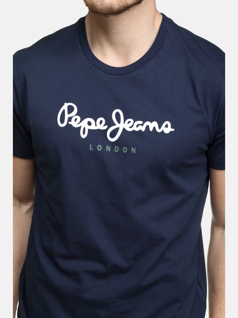Pepe Jeans Eggo N Marine T-shirt voor Heren Donkerblauw - Kiabi