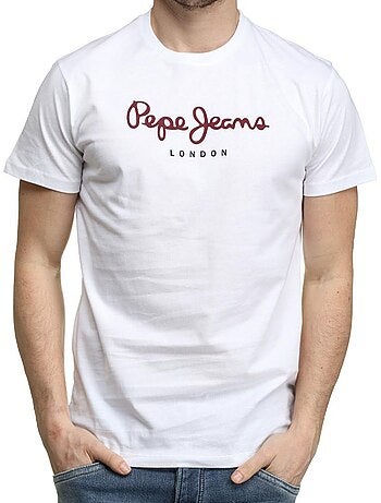 Pepe jeans eggo t-shirt oranje voor heren