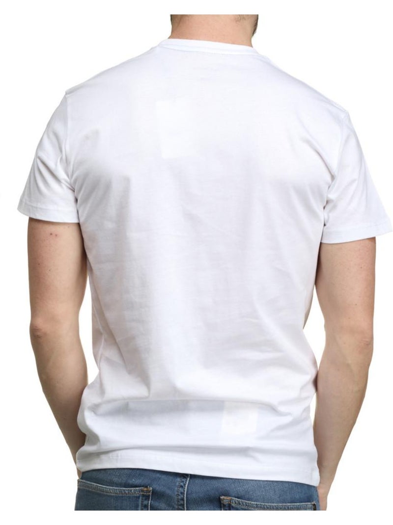 Pepe Jeans Eggo N Wit T-shirt voor Heren Wit/Rood - Kiabi