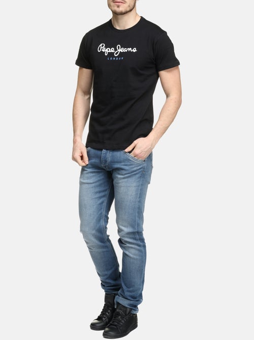Pepe Jeans Eggo N Zwart T-shirt voor Heren - Kiabi Pepe Jeans Eggo N Zwart T-shirt voor Heren - Kiabi