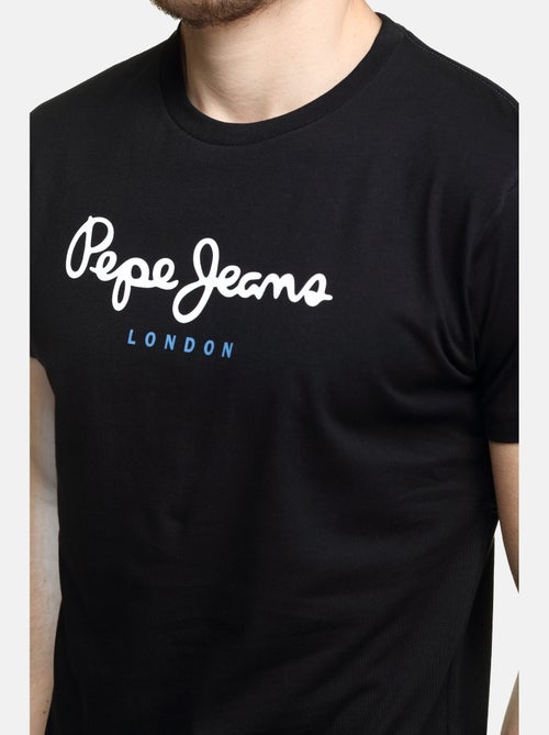 Pepe Jeans Eggo N Zwart T-shirt voor Heren - Kiabi Pepe Jeans Eggo N Zwart T-shirt voor Heren - Kiabi