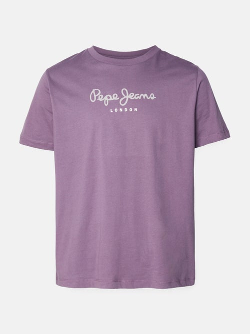 Pepe Jeans Eggo SEB Violet T-shirt voor Heren - Kiabi Pepe Jeans Eggo SEB Violet T-shirt voor Heren - Kiabi