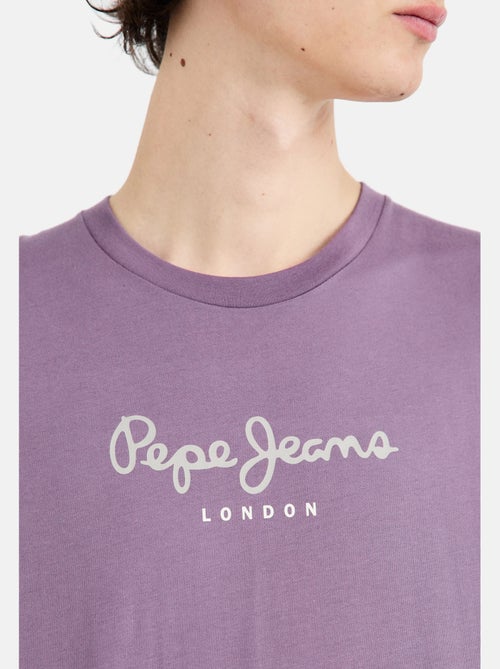 Pepe Jeans Eggo SEB Violet T-shirt voor Heren - Kiabi Pepe Jeans Eggo SEB Violet T-shirt voor Heren - Kiabi
