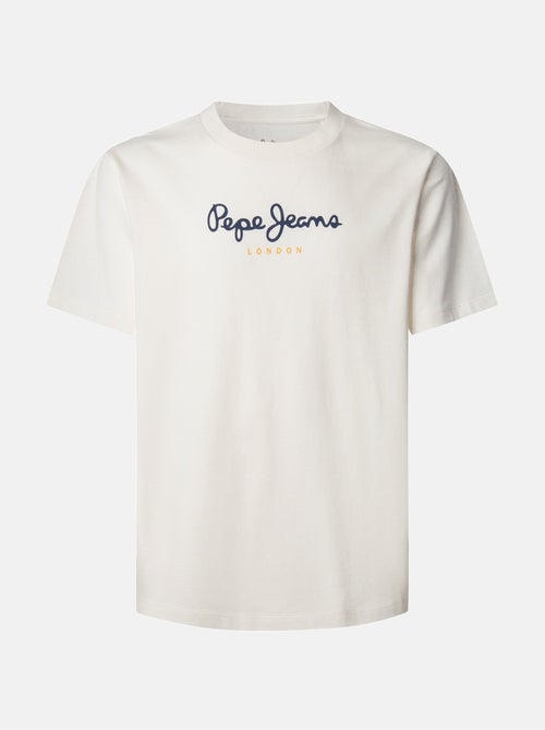 Pepe Jeans Eggo T-shirt Beige voor Heren - Kiabi Pepe Jeans Eggo T-shirt Beige voor Heren - Kiabi