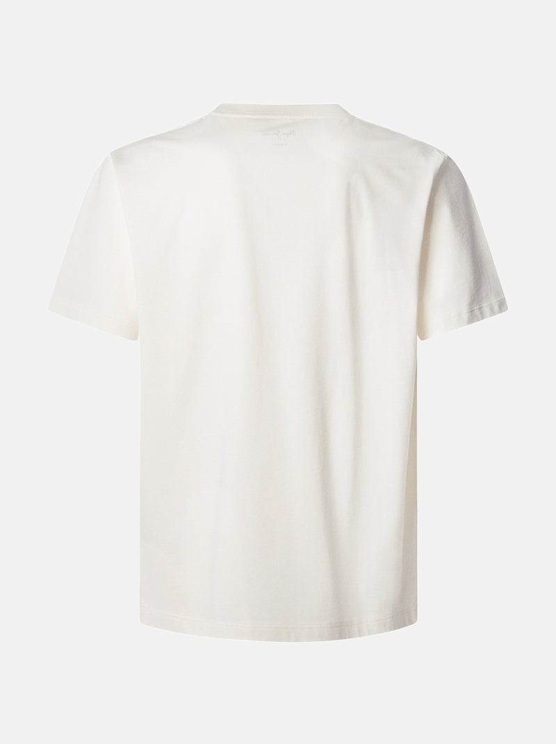 Pepe Jeans Eggo T-shirt Beige voor Heren Wit - Kiabi