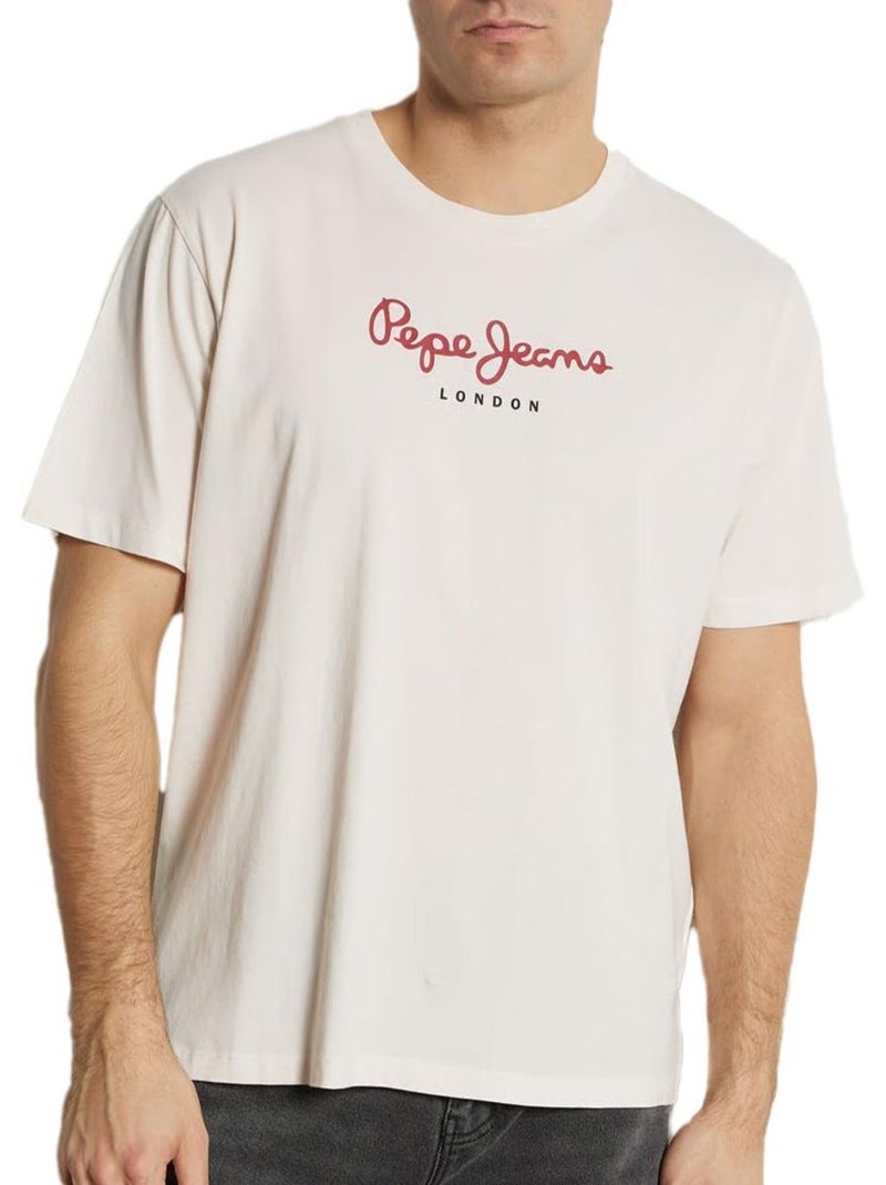 Pepe Jeans Eggo Wit T-shirt voor Heren Wit - Kiabi
