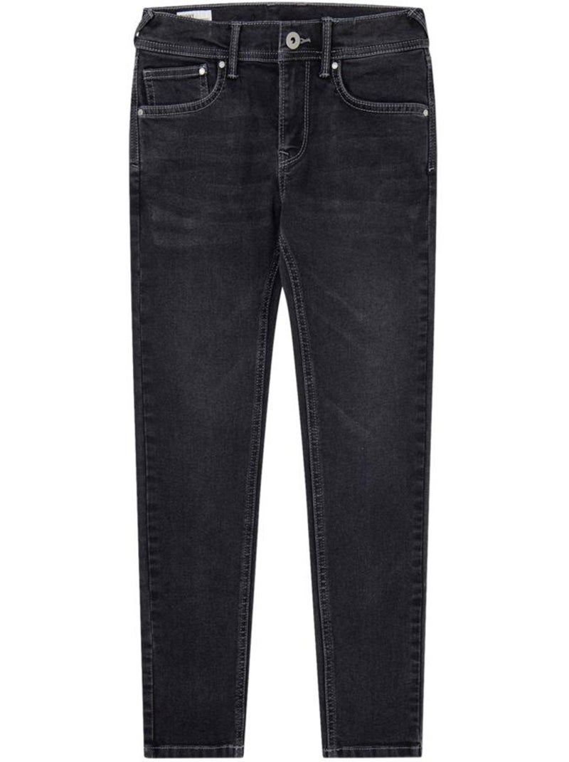 Pepe Jeans Finly Slim Fit Jongensjeans Donkerblauw Blauw - Kiabi
