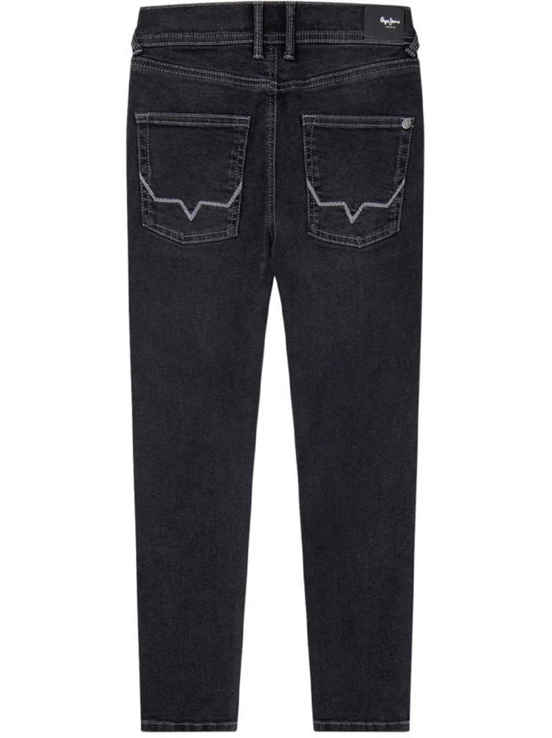 Pepe Jeans Finly Slim Fit Jongensjeans Donkerblauw Blauw - Kiabi