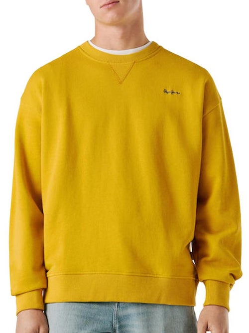 Pepe Jeans Gele Heren Sweatshirt - Kiabi Pepe Jeans Gele Heren Sweatshirt - Kiabi