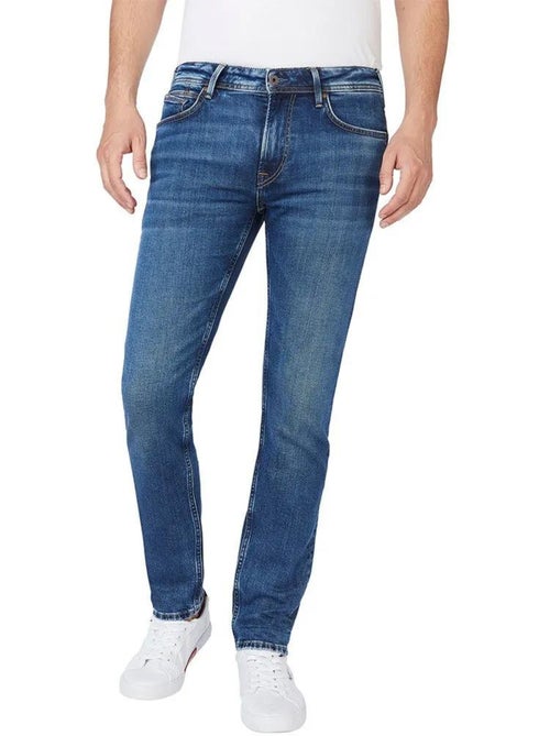 Pepe Jeans Hatch Regular Fit Jeans voor Heren - Blauw - Kiabi Pepe Jeans Hatch Regular Fit Jeans voor Heren - Blauw - Kiabi