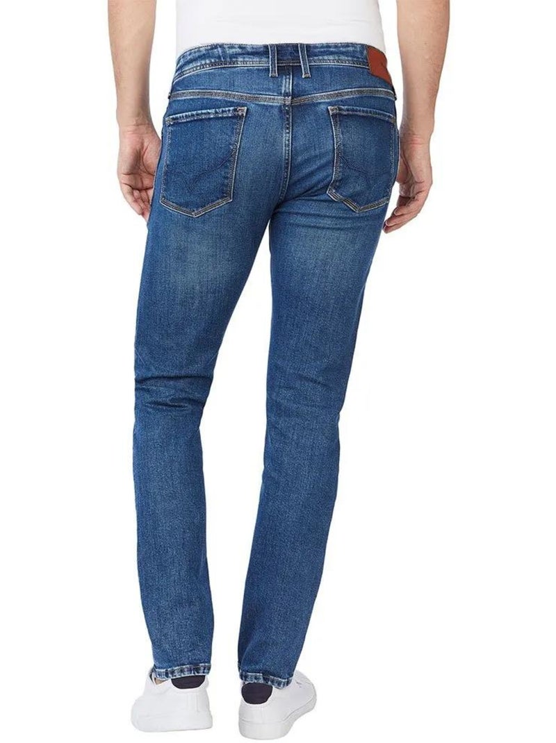 Pepe Jeans Hatch Regular Fit Jeans voor Heren - Blauw Blauw - Kiabi
