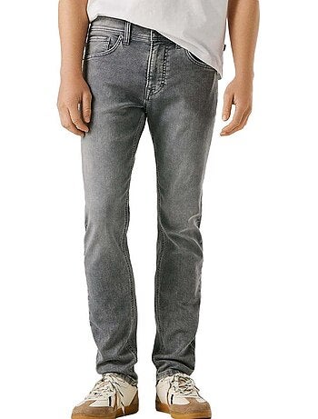 Pepe jeans hatch slim fit jeans grijs voor heren