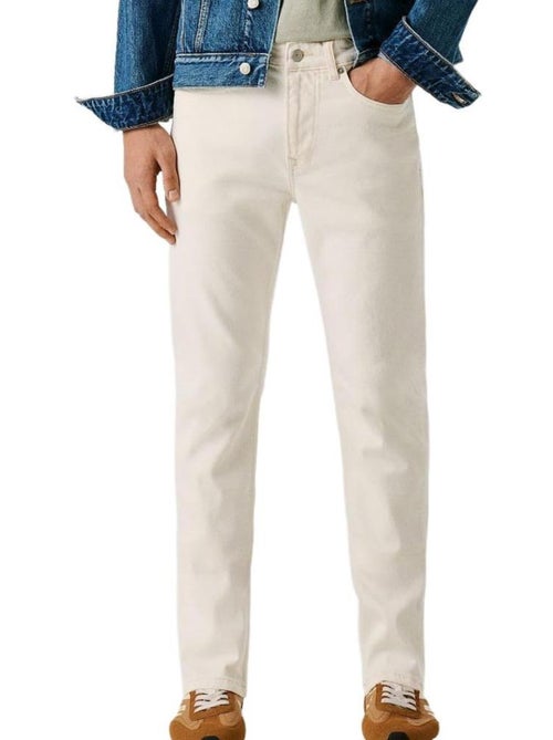 Pepe jeans hatch slim fit witte heren jeans - Kiabi Pepe jeans hatch slim fit witte heren jeans - Kiabi
