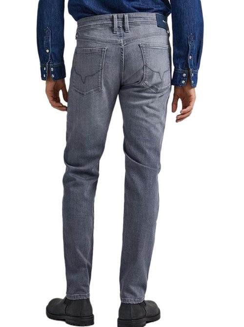 Pepe Jeans Heren Regular Fit Jeans Grijs PM206323UG44 - Kiabi Pepe Jeans Heren Regular Fit Jeans Grijs PM206323UG44 - Kiabi