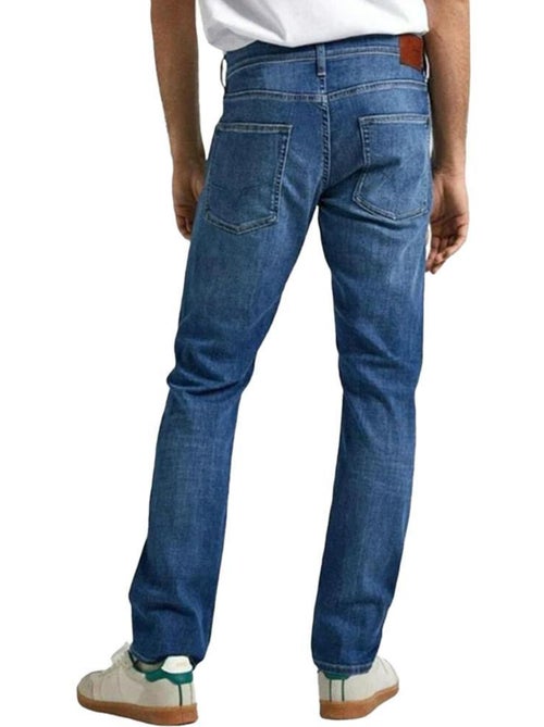 Pepe Jeans Heren Straight Fit Jeans - Blauw - Kiabi Pepe Jeans Heren Straight Fit Jeans - Blauw - Kiabi