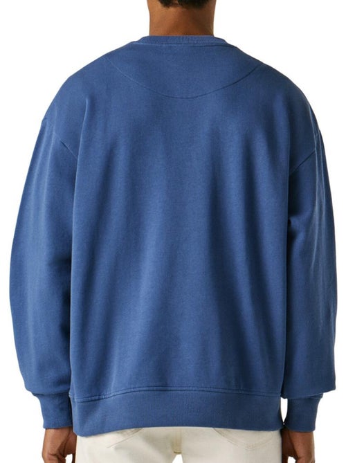 Pepe Jeans Heren Sweatshirt Elektrisch Blauw - Kiabi Pepe Jeans Heren Sweatshirt Elektrisch Blauw - Kiabi