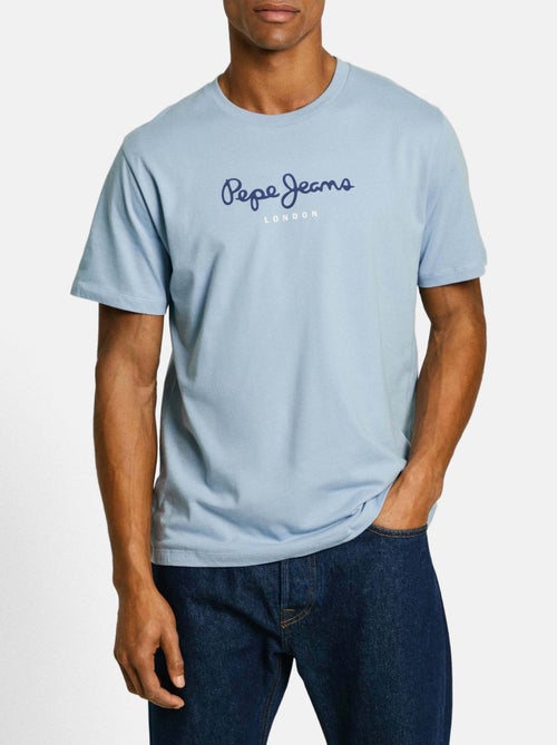 Pepe Jeans Heren T-shirt Blauw 508208 - Kiabi Pepe Jeans Heren T-shirt Blauw 508208 - Kiabi
