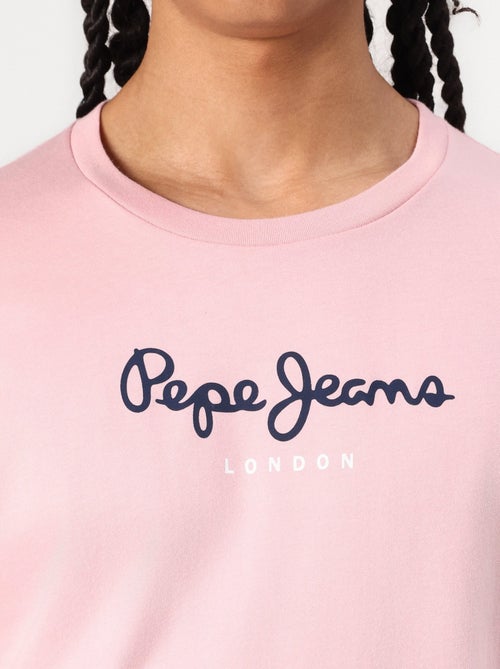 Pepe Jeans Heren T-shirt Roze 508208 - Kiabi Pepe Jeans Heren T-shirt Roze 508208 - Kiabi