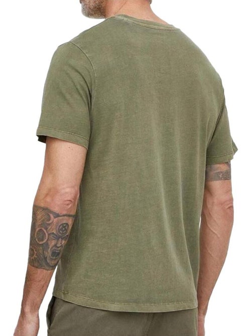Pepe Jeans Jacko Kaki T-shirt voor Heren PM50866 - Kiabi Pepe Jeans Jacko Kaki T-shirt voor Heren PM50866 - Kiabi