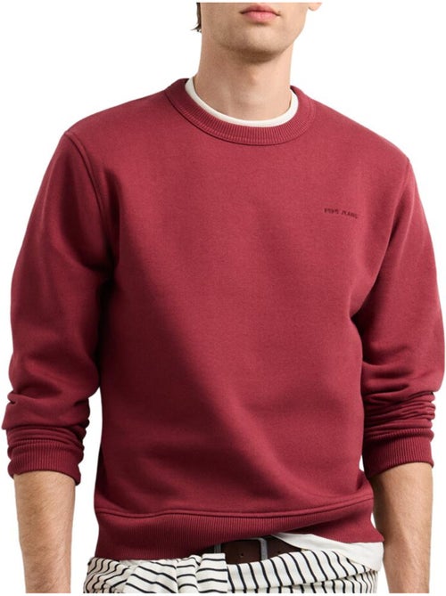 Pepe jeans jefferson bordeaux heren sweatshirt - Kiabi Pepe jeans jefferson bordeaux heren sweatshirt - Kiabi