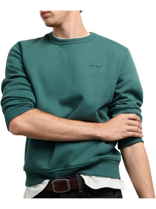 Pepe jeans jefferson heren groene sweatshirt - Kiabi Pepe jeans jefferson heren groene sweatshirt - Kiabi