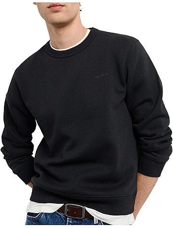 Pepe jeans jefferson heren sweatshirt zwart