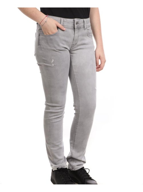 Pepe Jeans Katha Slim Fit Grijze Damesjeans PL202236 - Kiabi Pepe Jeans Katha Slim Fit Grijze Damesjeans PL202236 - Kiabi
