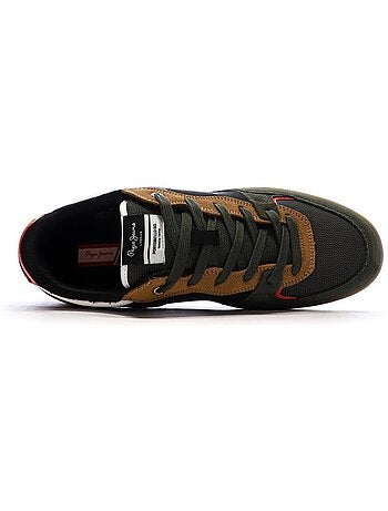 Pepe jeans kore skate heren sneakers kaki/camel