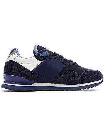 Pepe jeans london berg marineblauwe heren sneakers
