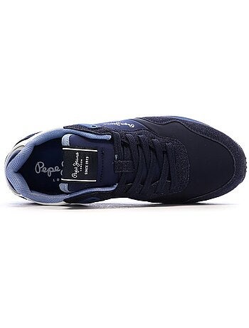 Pepe jeans london berg marineblauwe heren sneakers