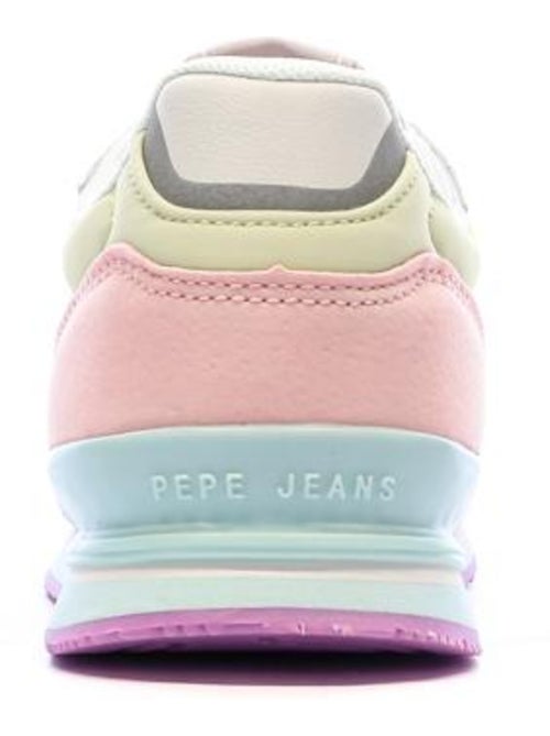 Pepe jeans london dames sneakers grijs/roze/geel - Kiabi Pepe jeans london dames sneakers grijs/roze/geel - Kiabi
