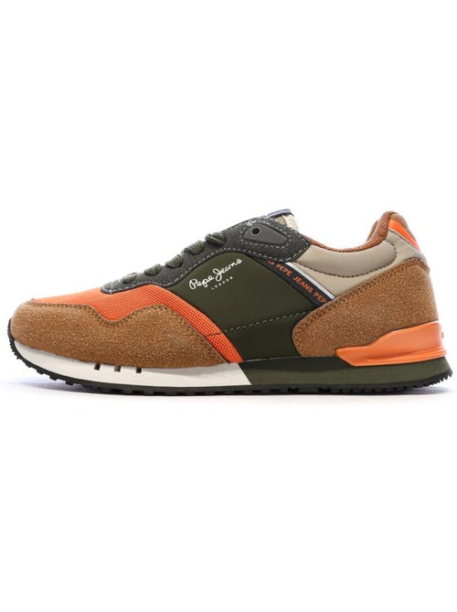 Pepe Jeans London Jongens Sneakers Oranje/Kaki - Kiabi Pepe Jeans London Jongens Sneakers Oranje/Kaki - Kiabi