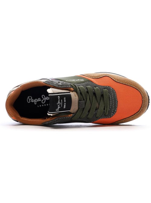 Pepe Jeans London Jongens Sneakers Oranje/Kaki - Kiabi Pepe Jeans London Jongens Sneakers Oranje/Kaki - Kiabi