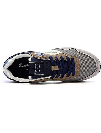 Pepe jeans london life grijze heren sneakers