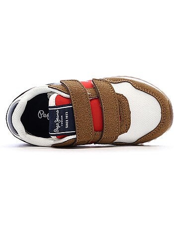 Pepe jeans london life jongens sneakers bruin