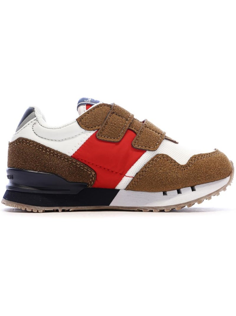 Pepe jeans london life jongens sneakers bruin Cappuccinobruin - Kiabi