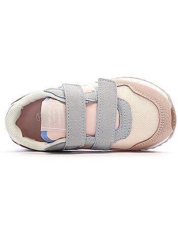 Pepe jeans london meisjes sneakers roze/blauw band