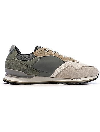 Pepe jeans london mind heren sneakers kaki