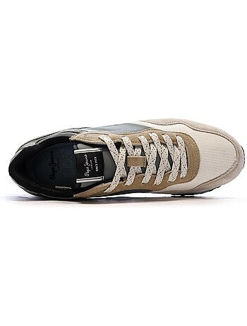 Pepe jeans london mind heren sneakers kaki