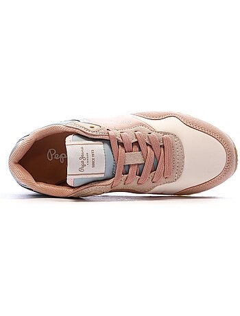 Pepe jeans london roze dames sneakers