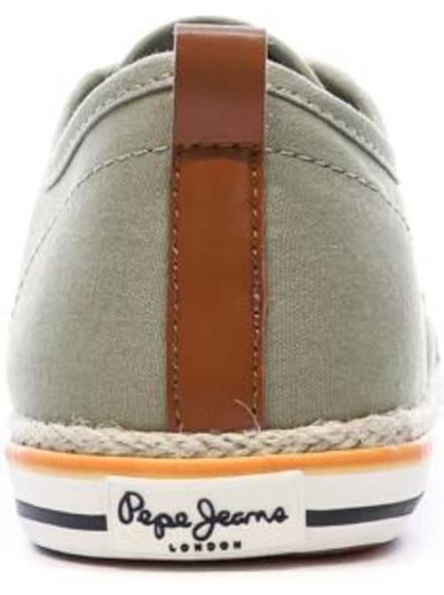 Pepe Jeans Maoui Kaki Heren Sneakers - Kiabi Pepe Jeans Maoui Kaki Heren Sneakers - Kiabi