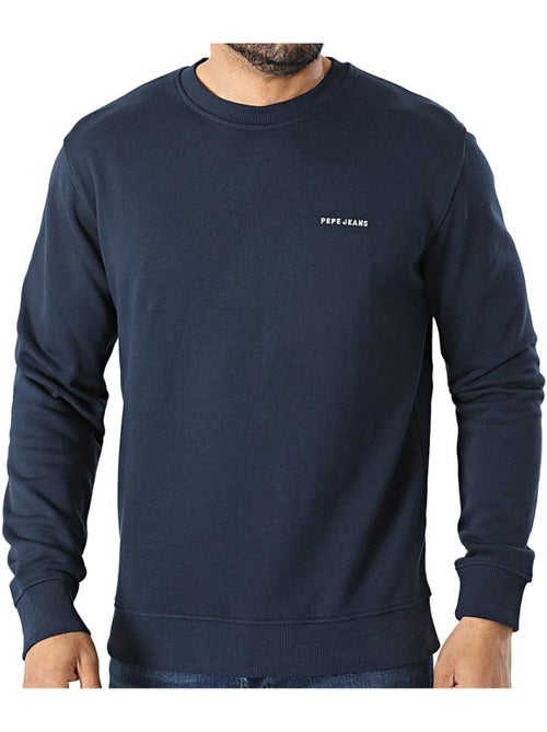 Pepe Jeans Marineblauwe Heren Sweatshirt - Kiabi Pepe Jeans Marineblauwe Heren Sweatshirt - Kiabi