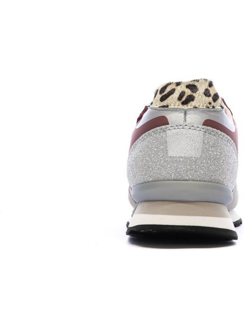 Pepe jeans marlon bordeaux/grijze dames sneakers - Kiabi Pepe jeans marlon bordeaux/grijze dames sneakers - Kiabi
