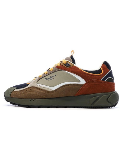 Pepe Jeans Marlon Heren Sneakers Bruin - Kiabi Pepe Jeans Marlon Heren Sneakers Bruin - Kiabi