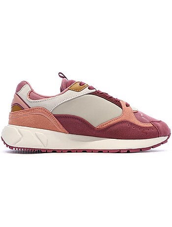 Pepe jeans marlon roze/beige dames sneakers