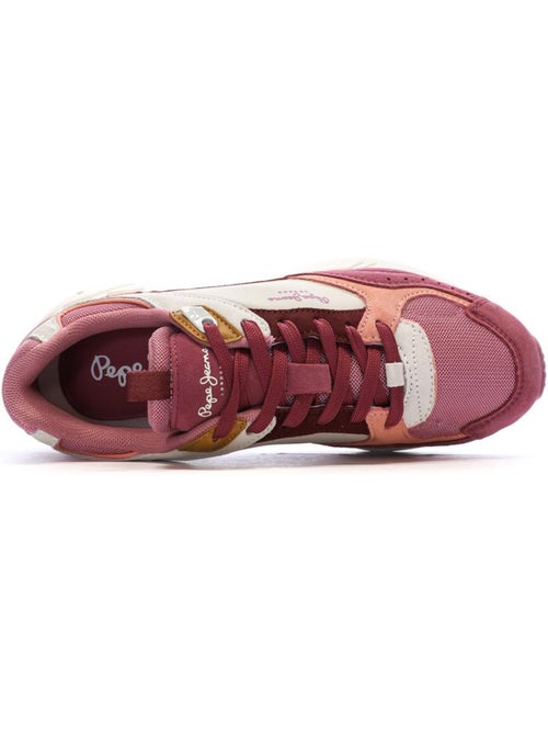 Pepe jeans marlon roze/beige dames sneakers - Kiabi Pepe jeans marlon roze/beige dames sneakers - Kiabi