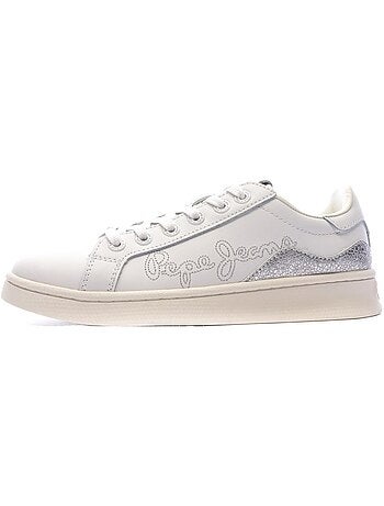 Pepe jeans milton grijze dames sneakers