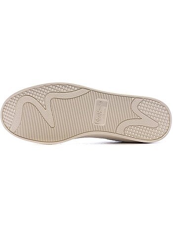 Pepe jeans milton grijze dames sneakers