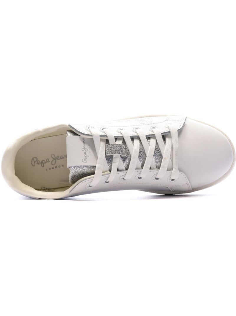 Pepe Jeans Milton Grijze Dames Sneakers Zilver - Kiabi